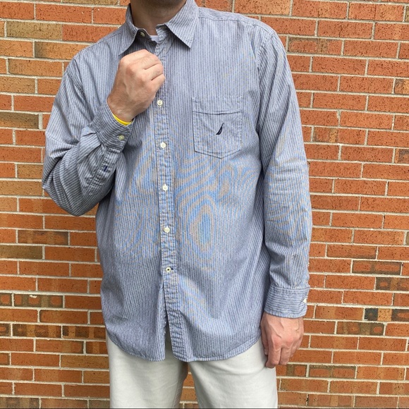 Nautica Other - Nautica Gray button down dress shirt XL
